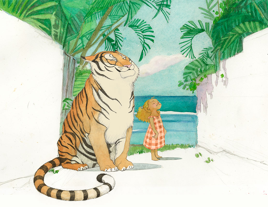 picturebook illustration Tiger
